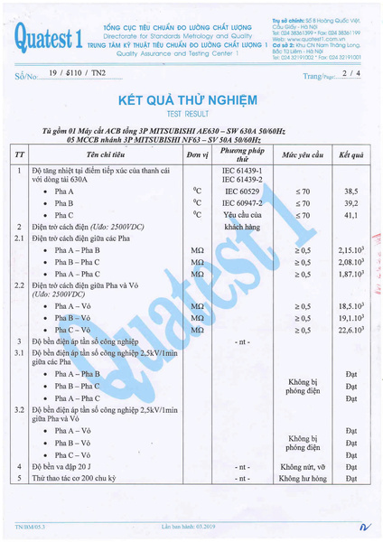  - Tủ Điện Bảo Minh Châu - Công Ty Cổ Phần Công Nghiệp Bảo Minh Châu